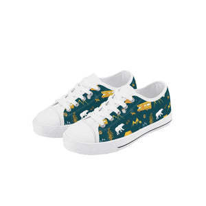 Camping Kid's Low Top Canvas Shoes