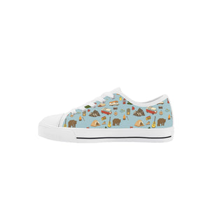 Camping Kid's Low Top Canvas Shoes