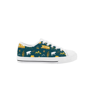 Camping Kid's Low Top Canvas Shoes