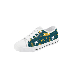 Camping Kid's Low Top Canvas Shoes