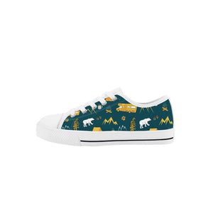 Camping Kid's Low Top Canvas Shoes