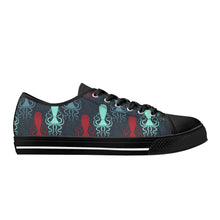 Octopus Women's Low Top Canvas Shoes