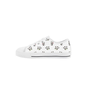 Panda Kid's Low Top Canvas Shoes