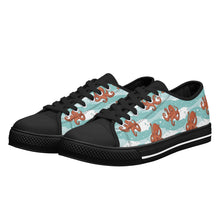 Octopus Women's Low Top Canvas Shoes