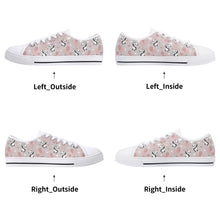 Panda Women's Low Top Canvas Shoes