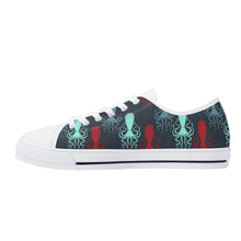 Octopus Women's Low Top Canvas Shoes