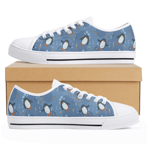 Penguin Women's Low Top Canvas Shoes