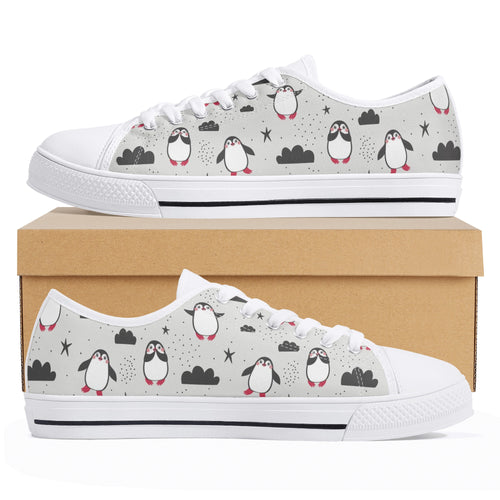 Penguin Women's Low Top Canvas Shoes