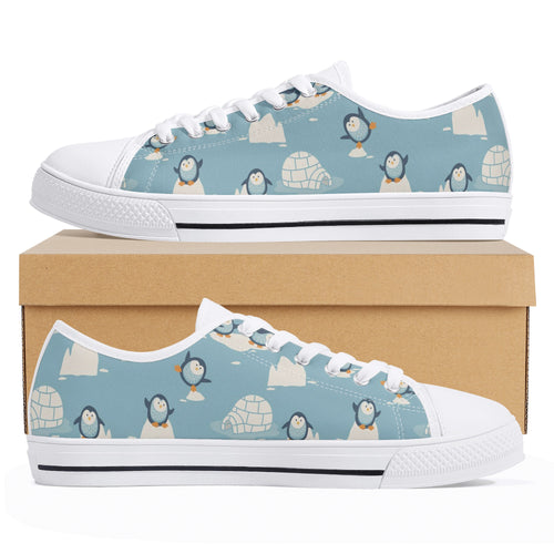 Penguin Women's Low Top Canvas Shoes