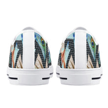 Peacock Women's Low Top Canvas Shoes