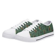 Peacock Women's Low Top Canvas Shoes