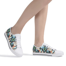 Peacock Women's Low Top Canvas Shoes