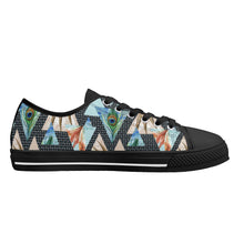 Peacock Women's Low Top Canvas Shoes