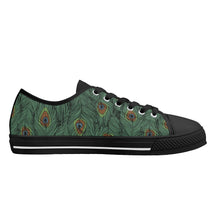 Peacock Women's Low Top Canvas Shoes