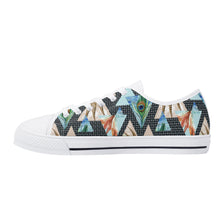 Peacock Women's Low Top Canvas Shoes