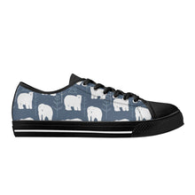 Polar Bear Women's Low Top Canvas Shoes