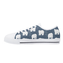 Polar Bear Women's Low Top Canvas Shoes