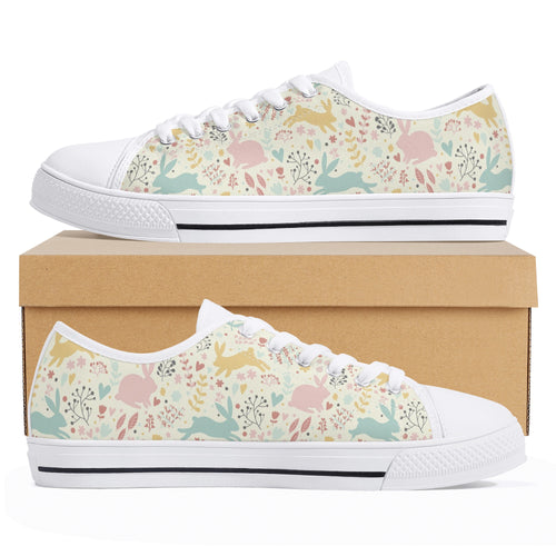 Rabbit Women's Low Top Canvas Shoes