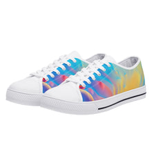 Psychedelic Women's Low Top Canvas Shoes