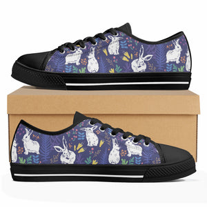 Rabbit Women's Low Top Canvas Shoes