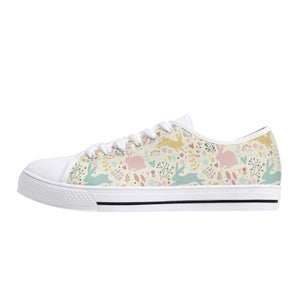 Rabbit Women's Low Top Canvas Shoes