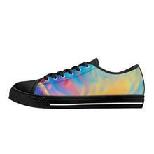 Psychedelic Women's Low Top Canvas Shoes