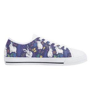 Rabbit Women's Low Top Canvas Shoes