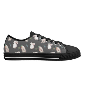 Rabbit Women's Low Top Canvas Shoes