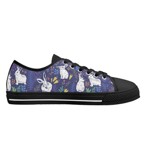 Rabbit Women's Low Top Canvas Shoes