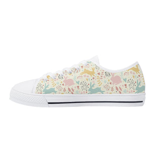 Rabbit Women's Low Top Canvas Shoes