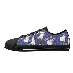 Rabbit Women's Low Top Canvas Shoes