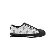 Raccoon Kid's Low Top Canvas Shoes