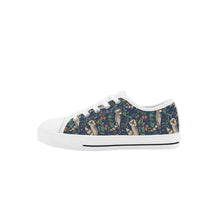 Raccoon Kid's Low Top Canvas Shoes