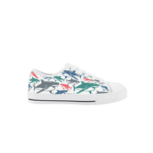 Shark Kid's Low Top Canvas Shoes