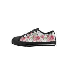 Rose Kid's Low Top Canvas Shoes