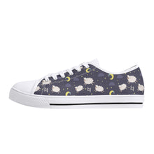 Sheep Women's Low Top Canvas Shoes