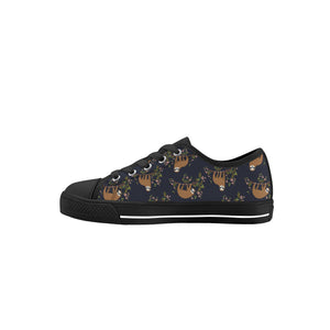 Sloth Kid's Low Top Canvas Shoes