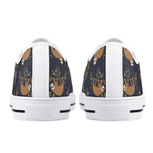 Sloth Women's Low Top Canvas Shoes