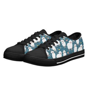 Sheep Women's Low Top Canvas Shoes