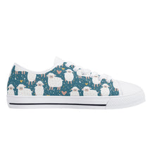 Sheep Women's Low Top Canvas Shoes