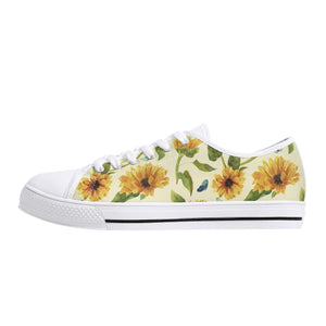 Sunflower Women's Low Top Canvas Shoes