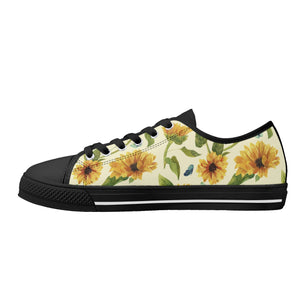 Sunflower Women's Low Top Canvas Shoes