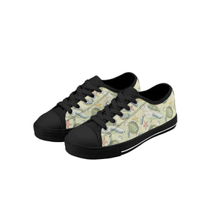 Turtle Kid's Low Top Canvas Shoes