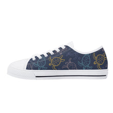 Turtle Women's Low Top Canvas Shoes