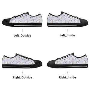 Unicorn Women's Low Top Canvas Shoes