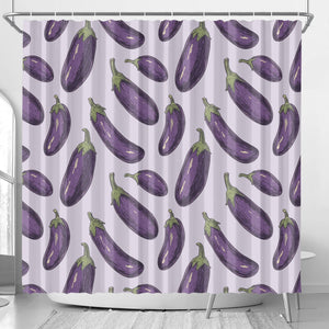 Eggplant Shower Curtain