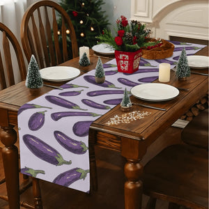 Eggplant Customized Polyester Table Runner